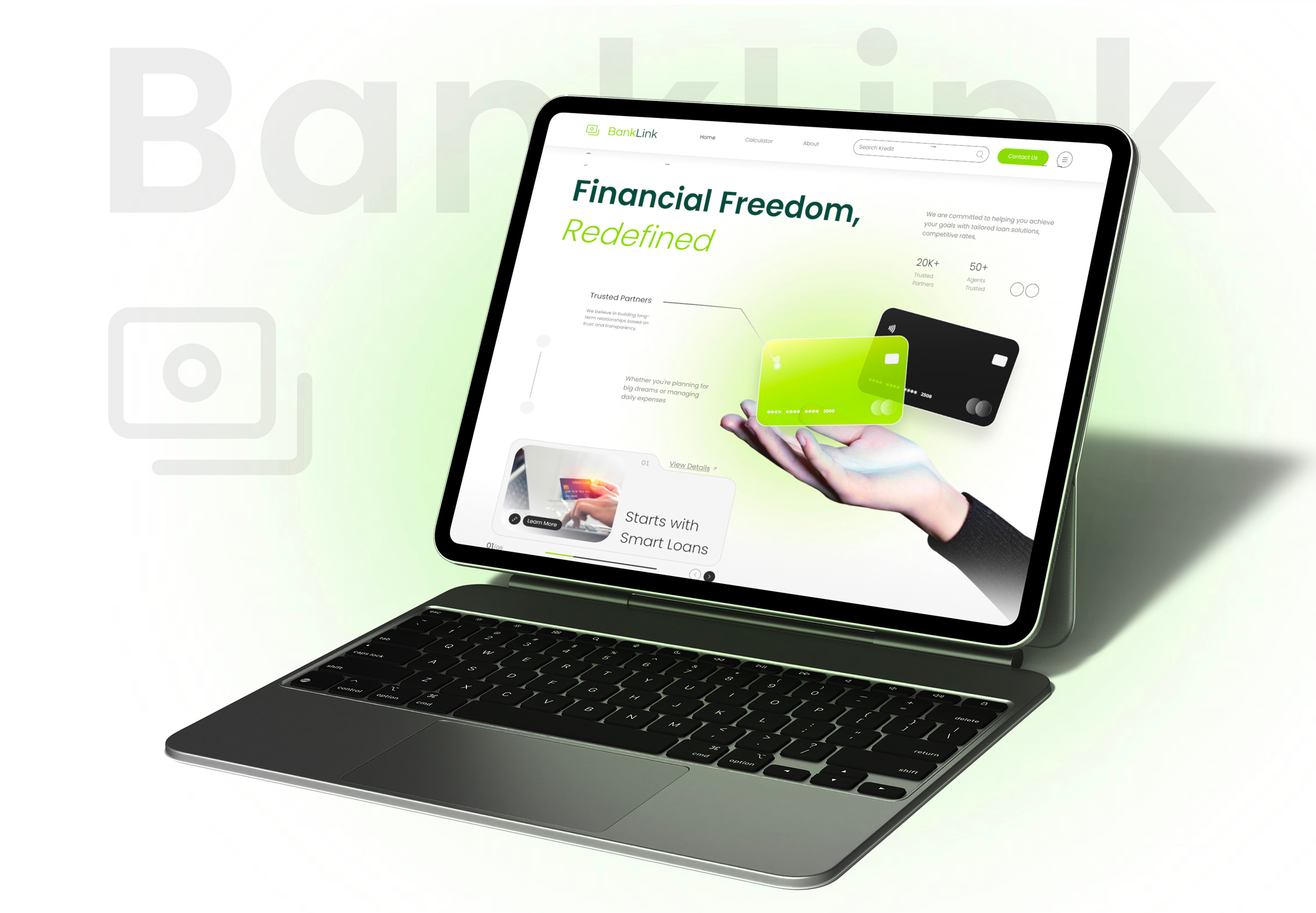 BankLink– Finance & Banking Landing Page branding design figma figma design illustration landing page landing page design modern ui ui design