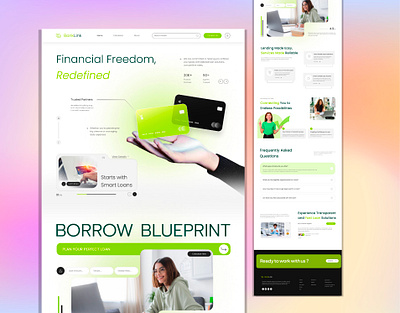 BankLink– Finance & Banking Landing Page branding design figma figma design illustration landing page landing page design modern ui ui design