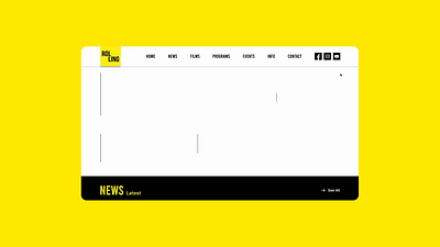 Rolling Film Fest Web Design festival figma film framer graphic design ui ux website