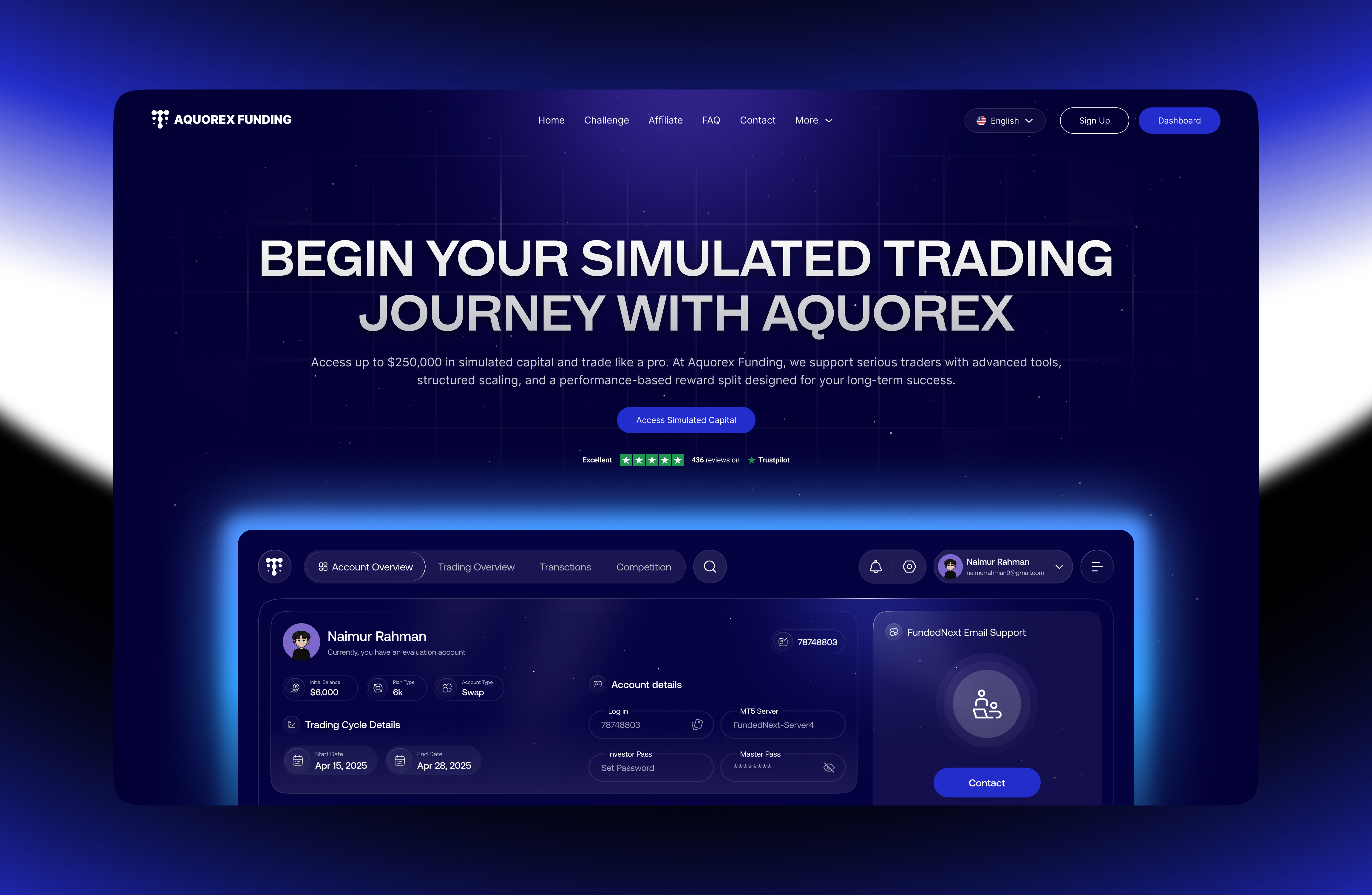 Example of Landing Page Development