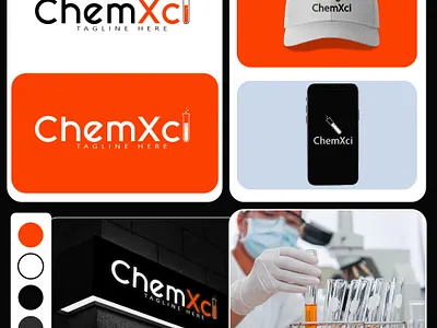 ChemXci – Scientific & Lab Branding logo design best logo design branding chemical logo chemical logo design healthcare logo lab design logo logo logo design lab new logo new logo design