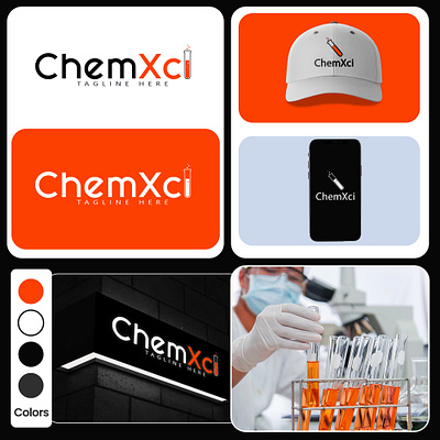 ChemXci – Scientific & Lab Branding logo design best logo design branding chemical logo chemical logo design healthcare logo lab design logo logo logo design lab new logo new logo design