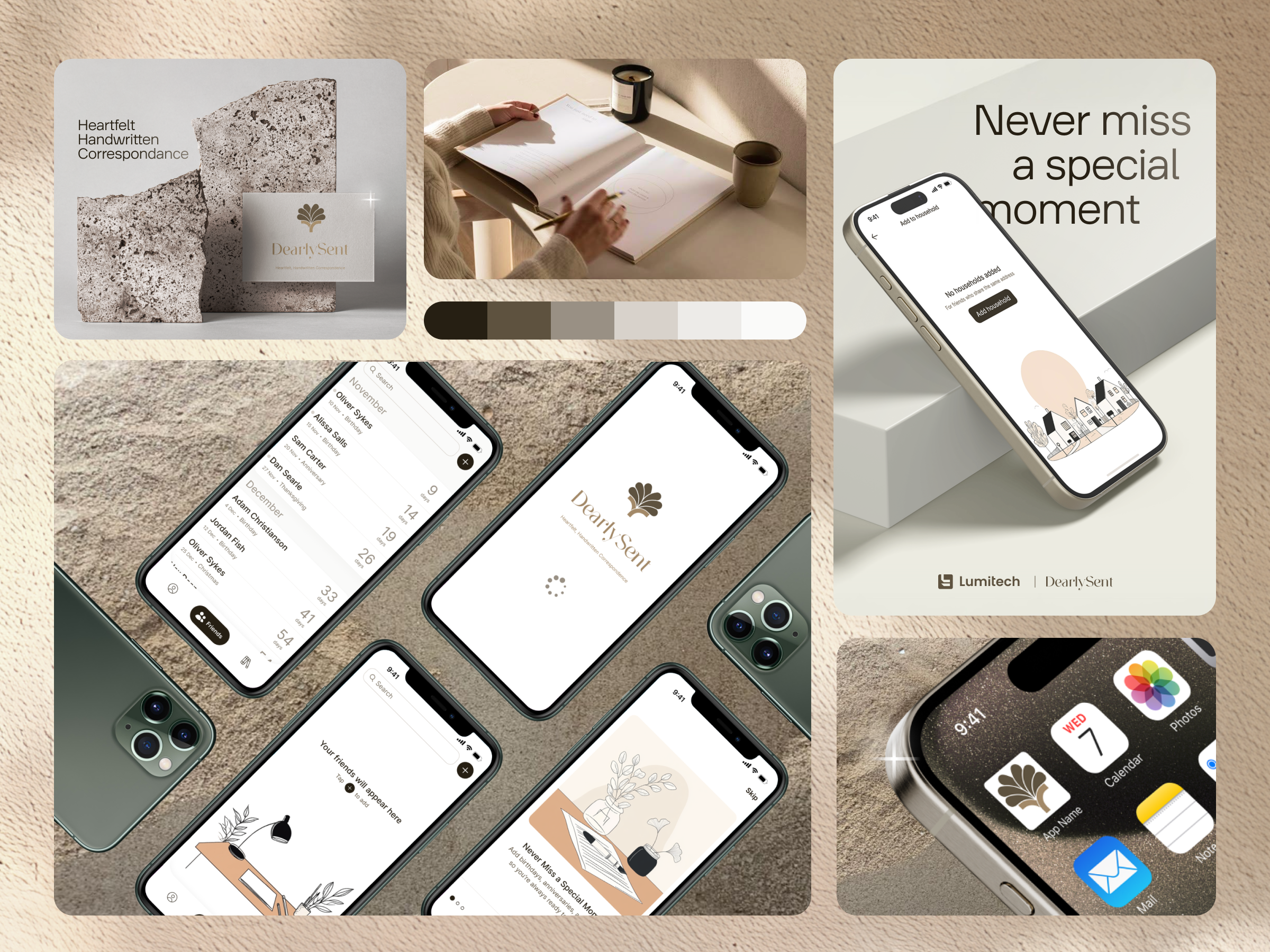 Birthday & Anniversary Reminder with Card Delivery clean design