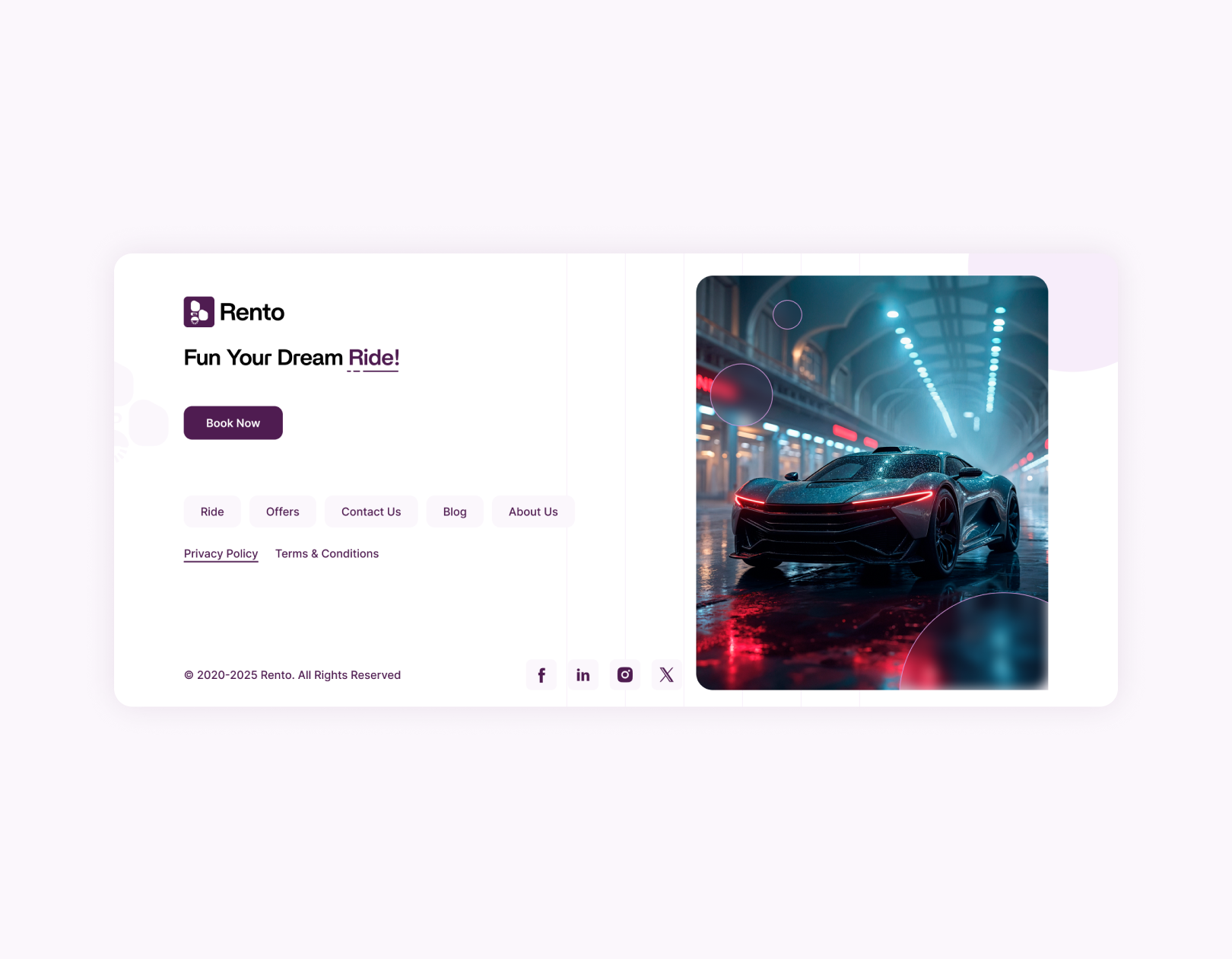 Footer- Section Design components footer footer design minimal modern product design section ui ui design user interface ux web design website design