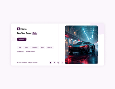 Footer- Section Design components footer footer design minimal modern product design section ui ui design user interface ux web design website design