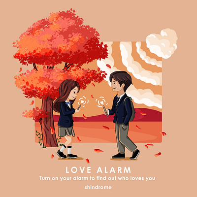 Love Alarm animation children book design digital art graphic design illustration vector