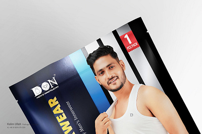 Men's Undergarment Packaging Design behanceportfolio branding foil packaging design graphic design men innerwear packaging design pouch design print design