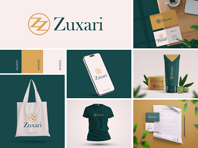 Zuxari Logo and Branding Design brand guidelines brand identity branding design fashion logo icon identity logo logo designer logodesign logos z logo