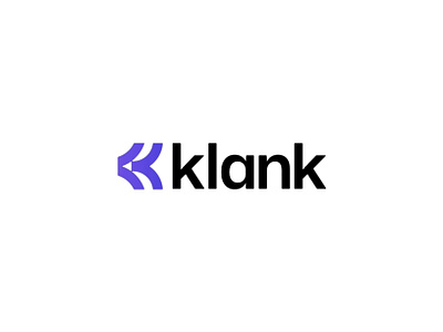 Klank Logo Design abstract logo app icon brand identity brand logo branding business branding letter k visual identity