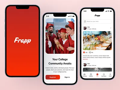 Campus social media app app apurba campus mobile socialmedia ui uiux