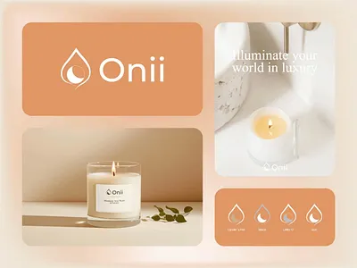 Candle brand/ Candle logo/ Homemade Candle brand design brand identity branding candle candle brand candle branding candle logo candles design graphic design homemade buisness homemade candles illustration letter logo letter o logo moon vector
