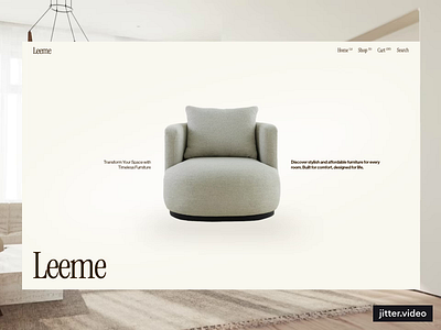 Leeme: E-commerce Website alif animation app commerce design e commerce furniture graphic design landingpage modern sell site ui ui ux design ux web web design web site webdesign website