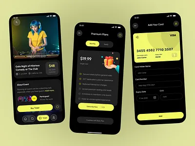 Ticket Booking App UI app design fever app design fever app redesign ios app live event app m a rouf mobile app mobile app design online ticket app ticket booking app ticket reservation app transport booking app travel app ui design uix design website