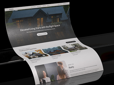 Realty - Real Estate Website UI/UX Design architecture website broker website buy property corporate website home rent luxury real estate modern website pixso design property developer property landing page property marketplace website real estate website real estate website template realtor website rent property sell property