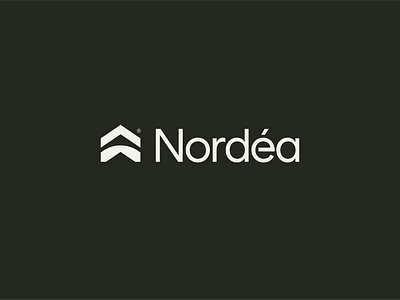 Nordéa Minimalist Architectural Logo apartment logo architecture logo arrow house geometric logo house logo minimalist modular logo scandinavian logo simple logo