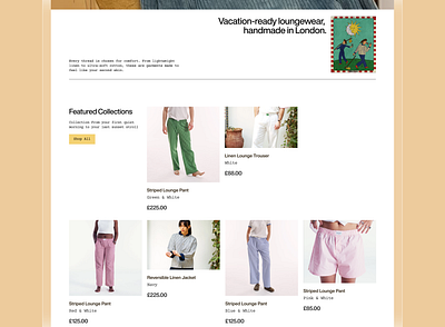 Speltham London Website agency branding clothing design landingpage london modern