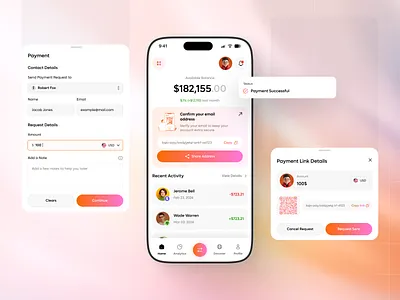 Payment - Mobile App app finance finance app finance mobile app mobile app money payment payment request qr transfer