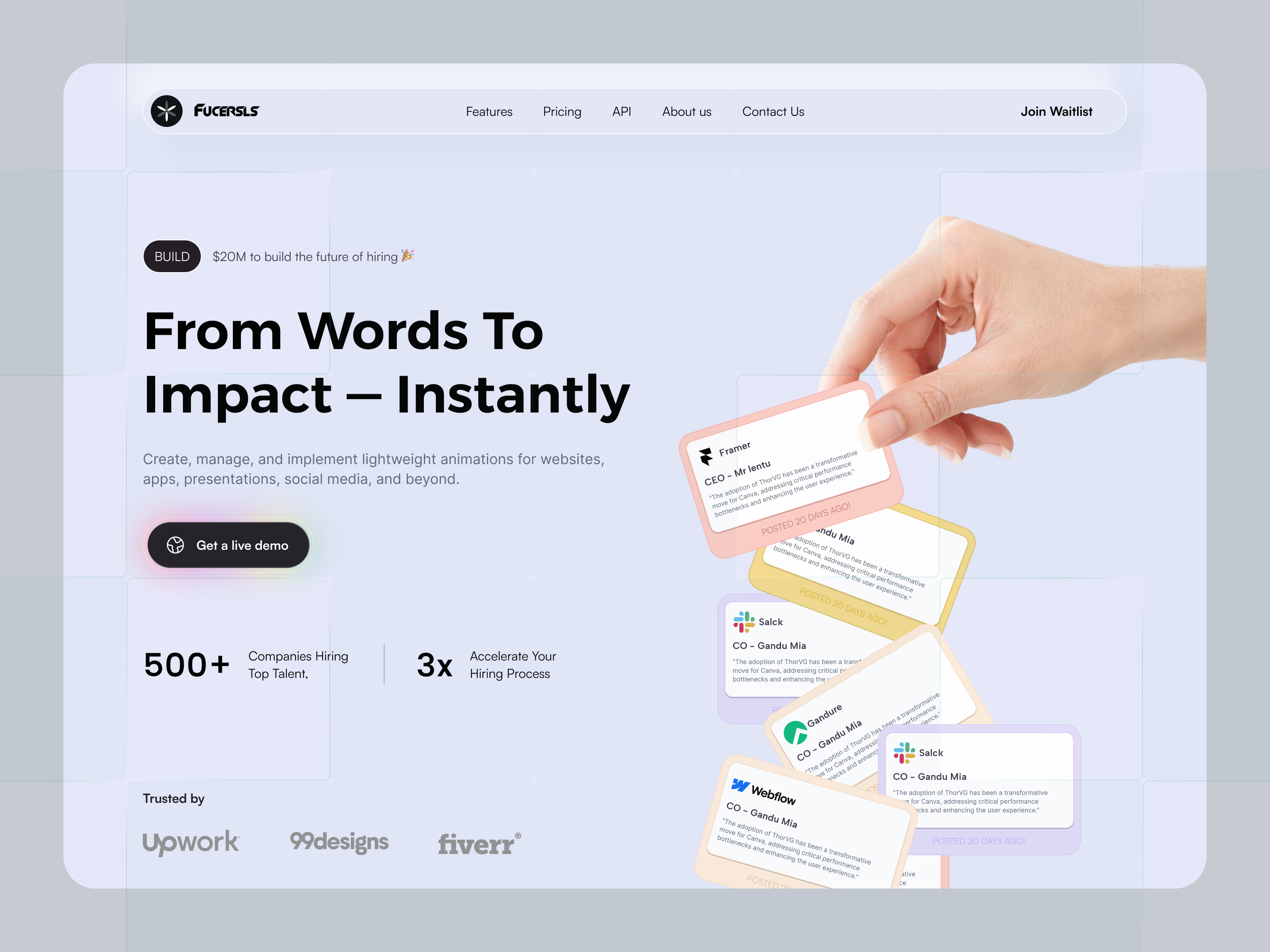 Example of High Converting Landing Page