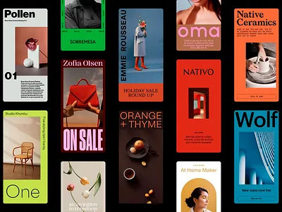 Curated Editorial Layouts Collection bold brand identity branding clean layout colorful colorful layout design editorial editorial design graphic design layout layout design lifestyle photography product showcase typography