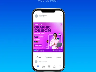 Social media post designed by me. (Photoshop) graphics design social media post design