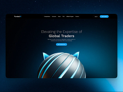 FundedX - Prop Trading Firm crypto trading forex prop firm forex trading future trading landing page prop firm prop trading trade trading trading broker trading platforms trading website trading website design web design
