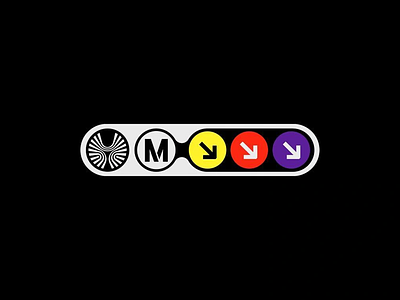 Directional Metro Symbols creative design graphic design icon icon designs icon set iconss logo logo design metro icons metro symbols public transport subway symbols symbols design urban transit