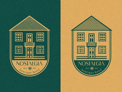 Nostalgia Boutique Hotel boutique hotel brand designer brand identity branding hotel hotel branding hotel logo hotel marketing logo designer logo identity logo maker restaurant restaurant logo visual identity