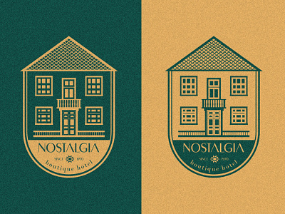 Nostalgia Boutique Hotel boutique hotel brand designer brand identity branding hotel hotel branding hotel logo hotel marketing logo designer logo identity logo maker restaurant restaurant logo visual identity