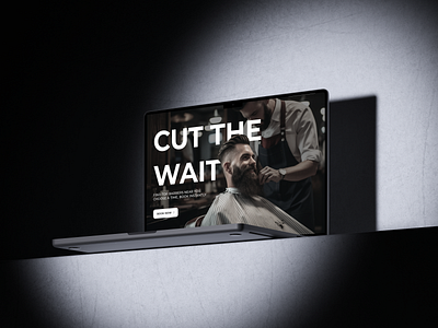 The Fade Room – (Barber) Landing Page testimonials section user interface