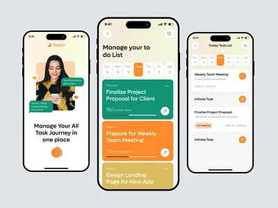 Task Management Mobile App daily task ui goal tracking habit tracking app mobile app mobile application project management app statatics task list task management app tasks team management to do app user interface
