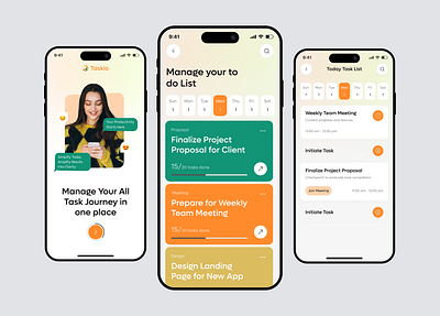 Task Management Mobile App daily task ui goal tracking habit tracking app mobile app mobile application project management app statatics task list task management app tasks team management to do app user interface