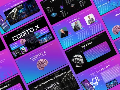 Futuristic Pitch Deck 3d animation branding graphic design logo motion graphics