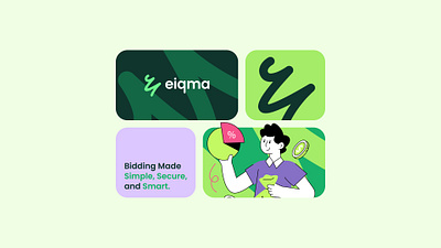 Brand Identity & Logo Design for a SaaS Tech Platform — Eiqma® abstract brand brand identity brand identity design branding design graphic design illustration logo logo design logos minimal saas saas logo tech tech brand tech logo technology visual identity