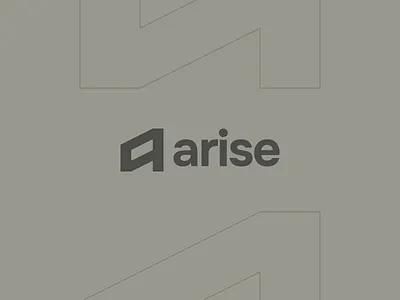 Arise – Logo Design a letter branding design flat graphic design gray grey logo minimal minimalism minimalist saas tech