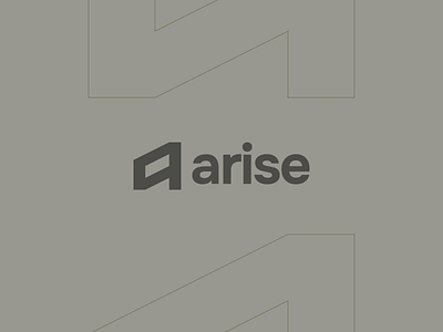 Arise – Logo Design a letter branding design flat graphic design gray grey logo minimal minimalism minimalist saas tech