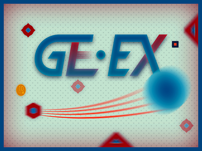GEEX 2d branding design dev experiment game game development geex illustration logo mobile old ui unity