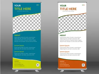 Roll Up Banner New Design 3d adobe illustrator branding brochure business company design flyer graphic design instagram post logo mongolhor mrdesigner00 poster design