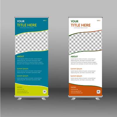 Roll Up Banner New Design 3d adobe illustrator branding brochure business company design flyer graphic design instagram post logo mongolhor mrdesigner00 poster design