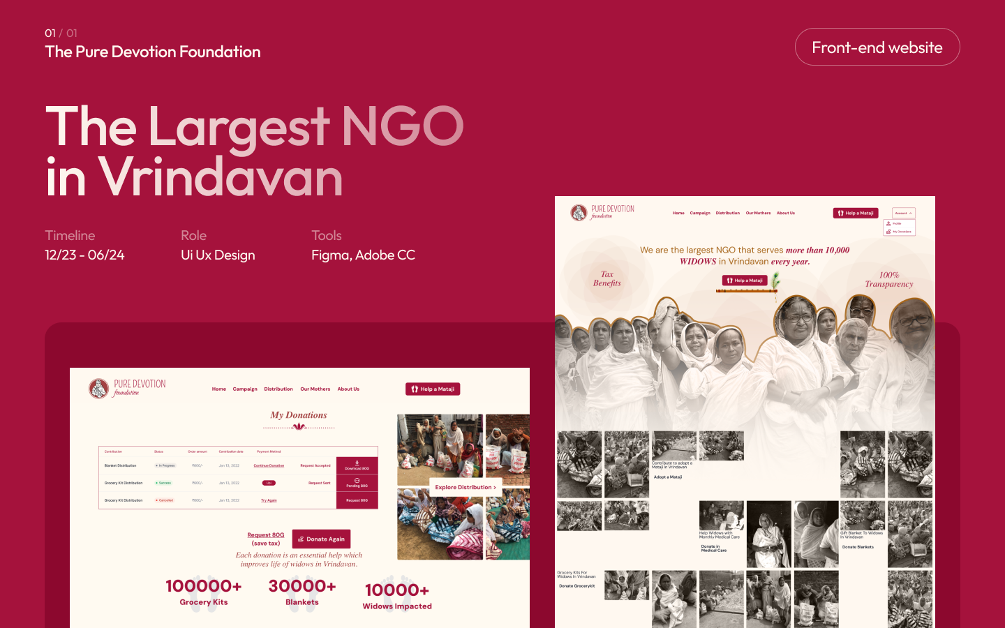 NGO Website Design graphic design home page landing page ngo ngo website design website website design
