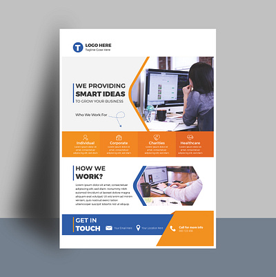 Corporate Flyer Design Template advertisement branding brochure business flyer club company flyer corporate corporate business flyer corporate flyer creative flyer flyer flyer design flyer template leaflet party professional flyer real estate flyer