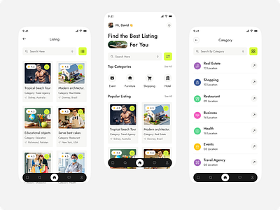 ListPlace - Local Business Directory Listing Platform directory directory app directory listing platform directory script directory template directory website graphic design listing website ui website design