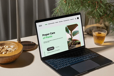 Responsive UI/UX Design for a Plant Care Website figma landing page design plantcare website design responsive website design saas ui design uiux design ux research web design wwbsite design