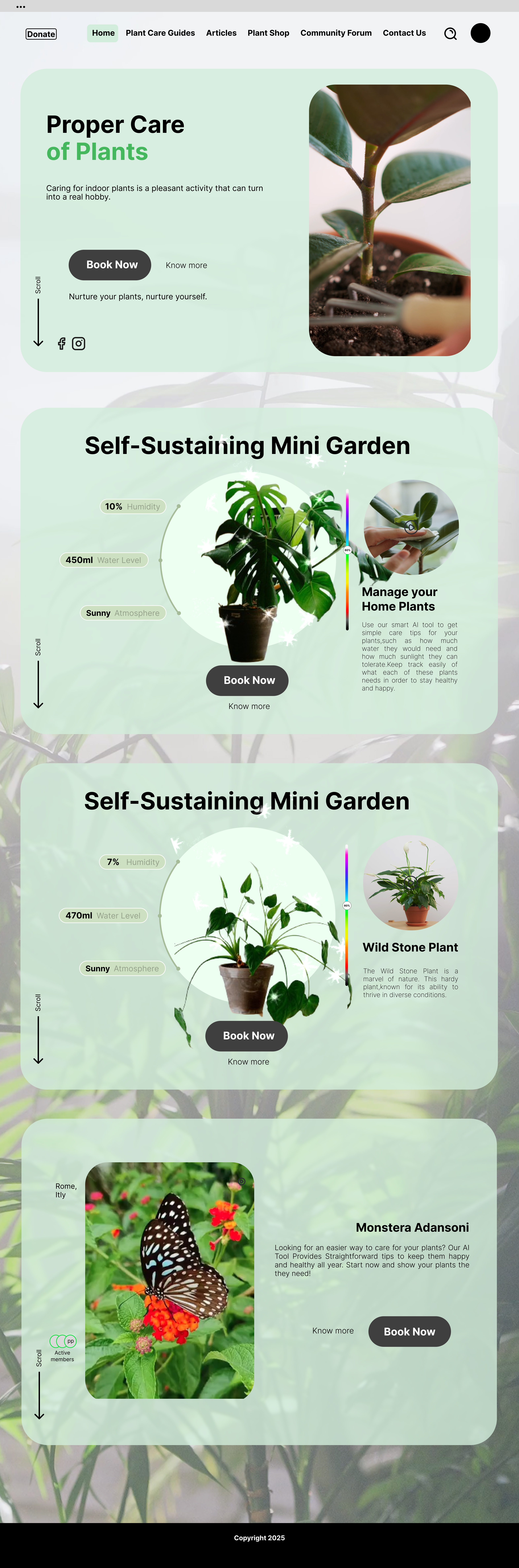 Example of Website Home Page Design