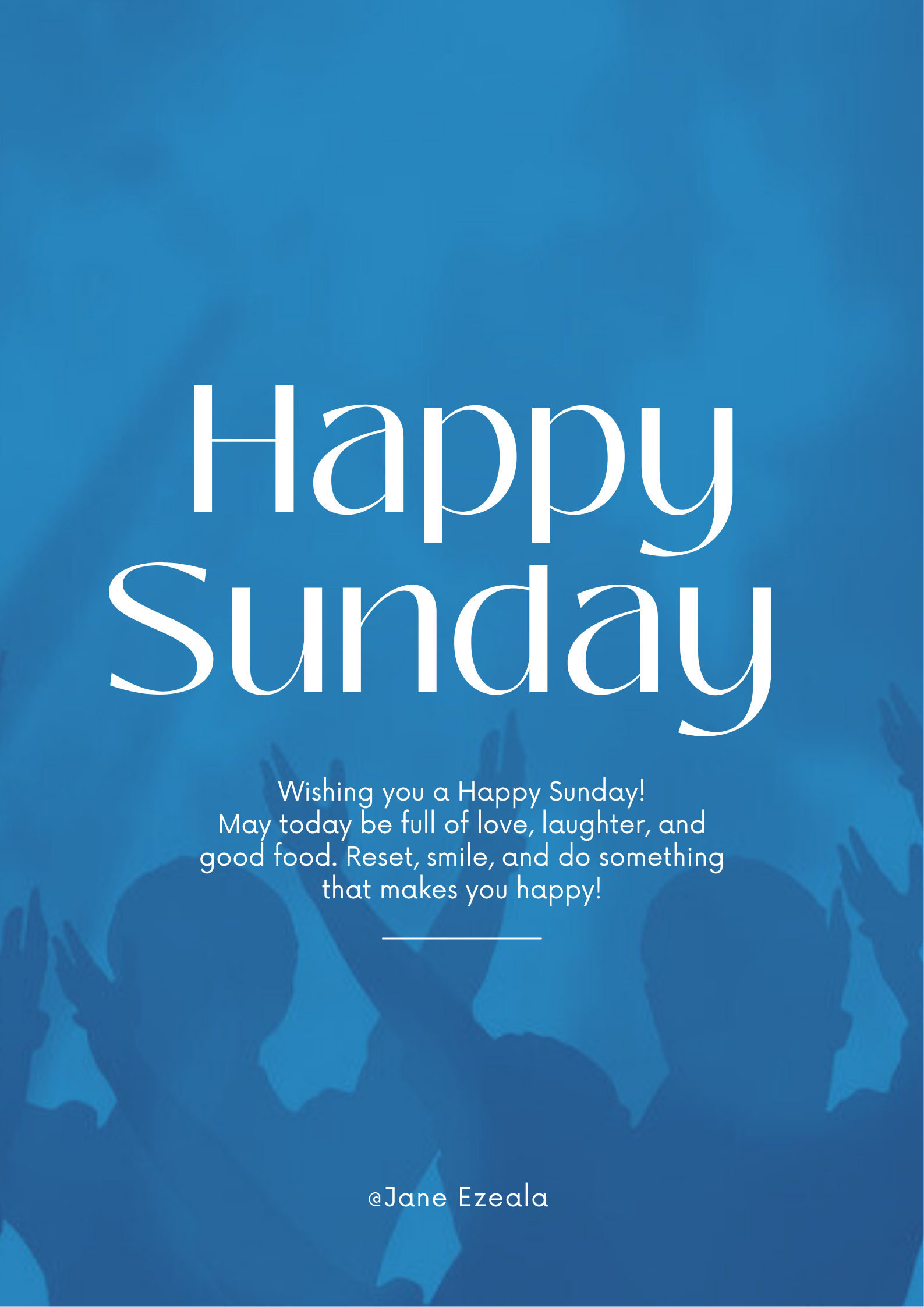 Happy Sunday 😊 by Jane Ezeala on Dribbble, image size:1587x2245