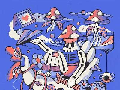 Touching Grass branding design illustration lettering merch design skitchism t shirt typography ui vintage