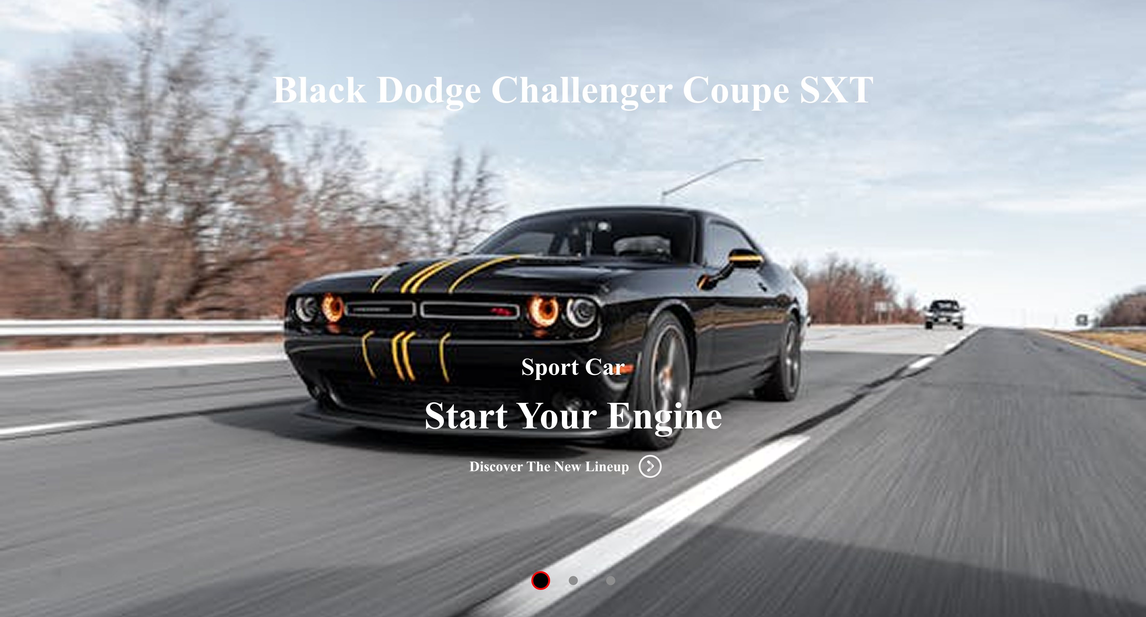 Example of Modern Website / Landing Page Design