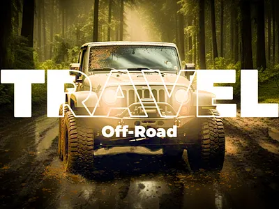 Rugged Jeep Off-Road Adventure | Photo Manipulation design editing graphic design illustration jeep manipulation off road photoshop travel poster traveling wallpaper