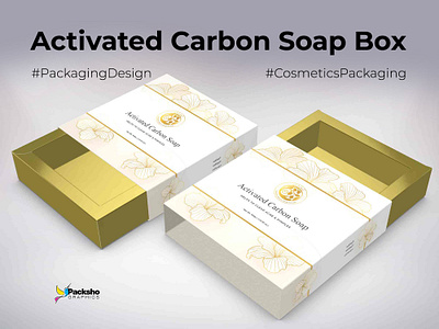 Kajaran Activated Carbon Soap: Premium Soap Packaging Design soap box