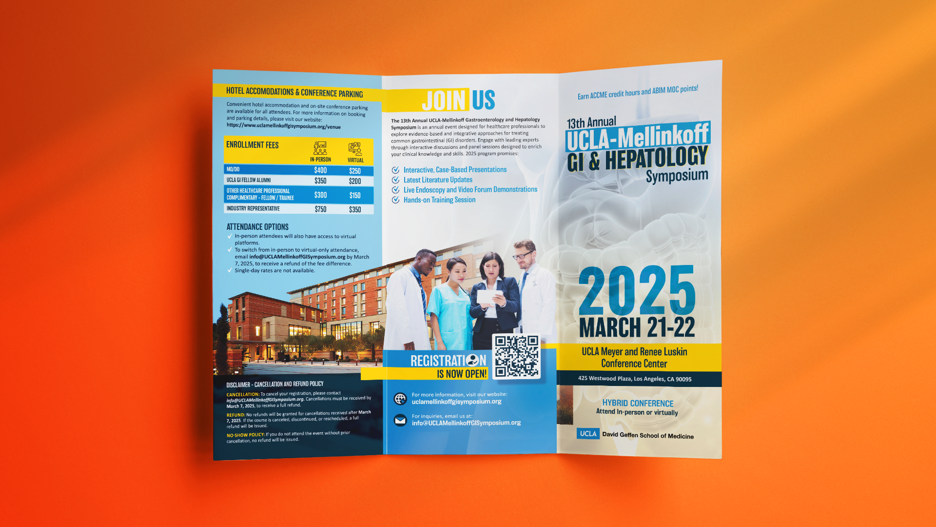 Brochure Design agenda blue brochure design freelancer graphic design medical spomsorship symposium typography