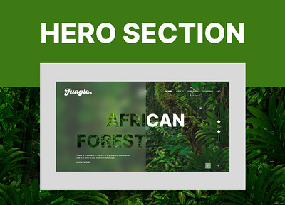 Jungle Webshot adobexd app branding design hero hero section illustration interaction interface mobileappdesign ui ux webshot website